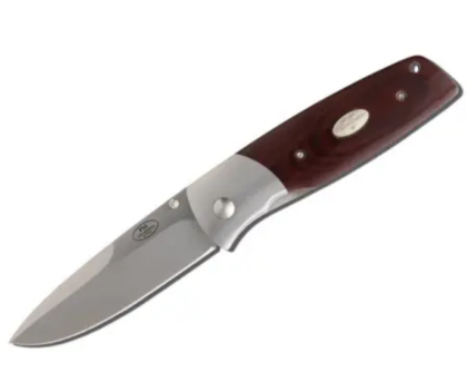 Fällkniven PXL Folding Knife Maroon Micarta