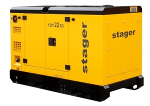 Stager YDY22S3 three-phase soundproof diesel generator 18 kW, 29 A, 1500 rpm