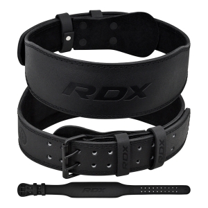 RDX 4 Inch Leather Weightlifting Belt