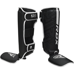 RDX F6 KARA MMA Shin Instep Guards-White-M