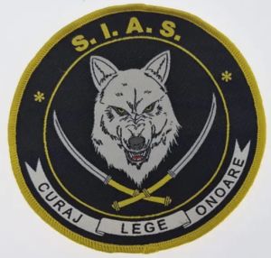 SIAS DACIC WOLF ROUND WOVEN EMBLEM