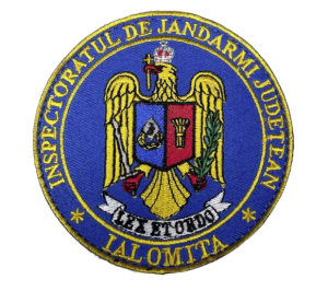 EMBROIDERED ROUND EMBROIDERED IALOMITA COUNTY GENDARMI INSPECTORATE