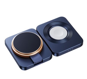 Choetech MagLeap Qi2 Official 3 in 1 15W MagSafe foldable wireless charger for iPhone 12/13/14/15 series