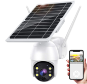 Outdoor Wireless Solar Security Camera System With 18000mAh Rechargeable Battery