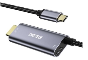 Choetech Doclink USB-C to HDMI Cable with PD Charging