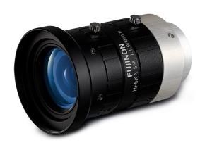 Fujinon HF6XA-5M 2/3" 6mm F1.9 Manual Iris C-Mount Lens, Compact Size, Low Distortion, 5 Megapixel Rated (for 3.45 Micrometer Pixel Pitch)