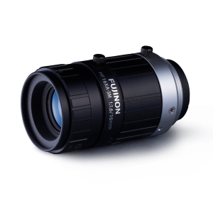 Fujinon HF16XA-5M 2/3" 16mm F1.6 Manual Iris C-Mount Lens, Compact Size, Low Distortion, 5 Megapixel Rated (for 3.45 Micron Pixel Pitch)