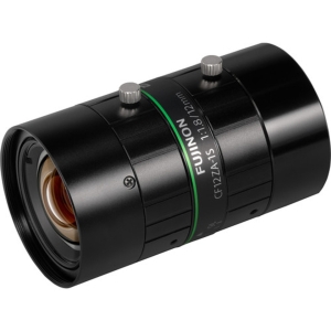 Fujinon CF12ZA-1S 1.2" 12mm F1.8 Manual Iris C-Mount Lens, Anti-Vibration & Shock Feature, 23 Megapixel