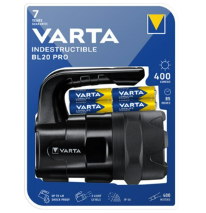 Flashlight VARTA Indestructible BL20 Pro med 6AA battery