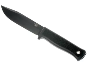 Fällkniven S1 Knife with Leather Sheath, Black Blade