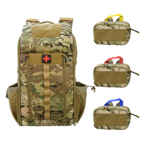 First Aid Kit Backpack - Color Camouflage