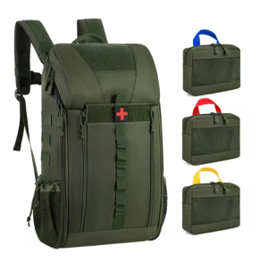 First Aid Kit Backpack - Color Military Green